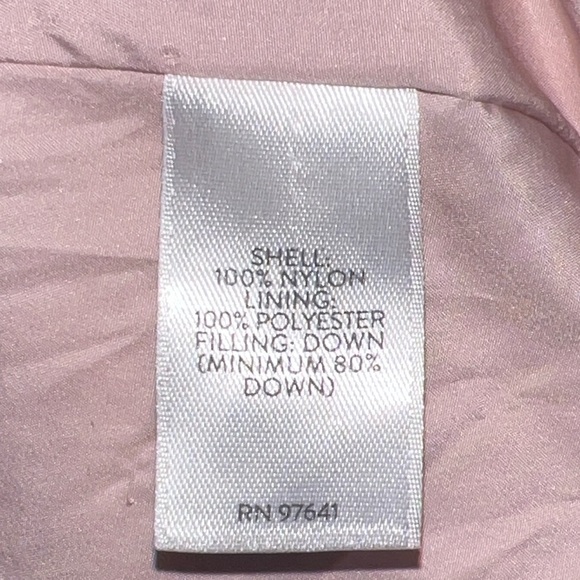 J.Jill Down Plus Size Sleeveless Quilted Puffer Vest Jacket Light Pastel Pink - Picture 6 of 8